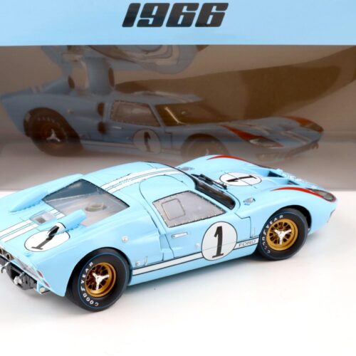 1:18 Shelby Collectibles 1966 Ford GT40 MKII 24h Le Mans 1966 Miles/ Hulme #1