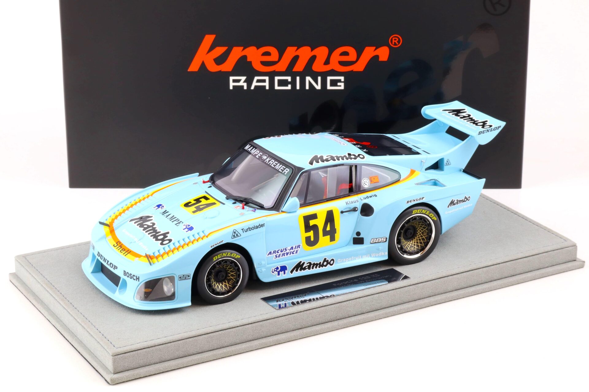 1:18 car.tima Kremer Collection Porsche 935 K3 Winner DRM 1979 Klaus Ludwig #54 Mambo