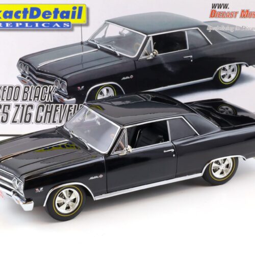 1:18 Exact Detail 1965 Chevrolet Chevelle Z16 Malibu SS Coupe black