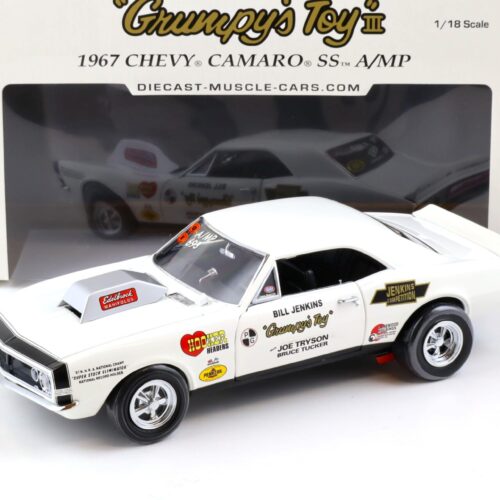 1:18 Precision 1967 Chevrolet Camaro SS A/MP GrumpyÂ´s Toy III Bill Jenkins white