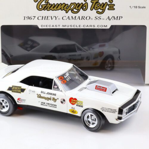 1:18 Precision 1967 Chevrolet Camaro SS A/MP GrumpyÂ´s Toy III Bill Jenkins white
