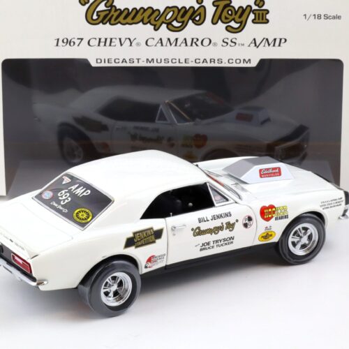 1:18 Precision 1967 Chevrolet Camaro SS A/MP GrumpyÂ´s Toy III Bill Jenkins white
