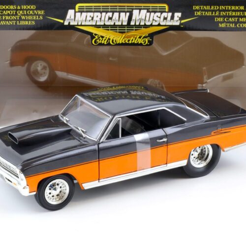 1:18 ERTL 1966 Chevrolet Nova PRO STOCK Coupe grey metallic/ orange