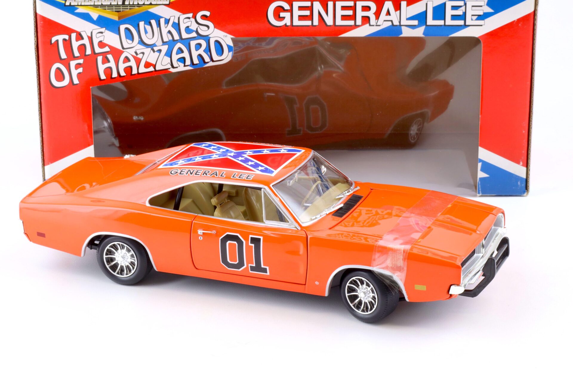 1:18 ERTL 1969 Dodge Charger General Lee Dukes of Hazzard orange #01