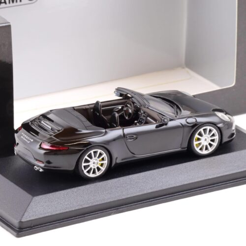 1:43 Minichamps Porsche 911 (991) Carrera S Cabriolet 2012 black