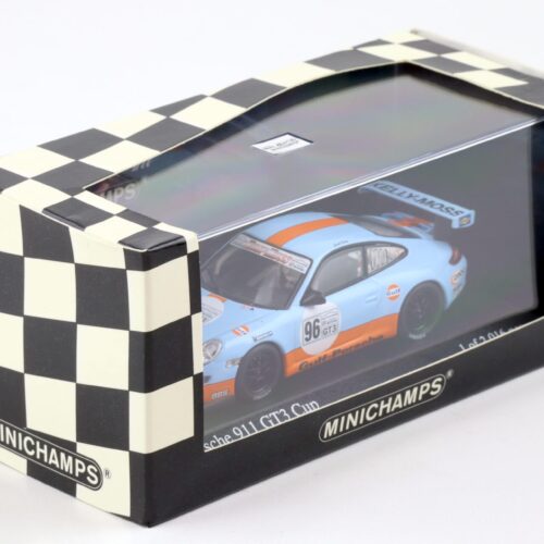 1:43 Minichamps Porsche 911 (997) GT3 CUP Sebring 2006 Scott Kuss GULF #96