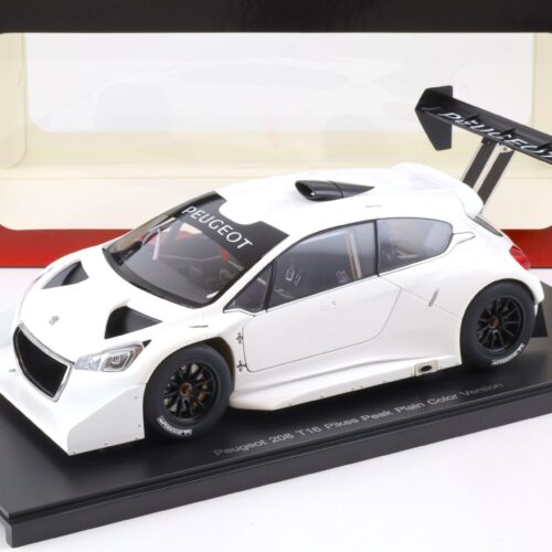 1:18 AUTOart Peugeot 208 T16 Pikes Peak Race Car 2013 Plain Color Version white