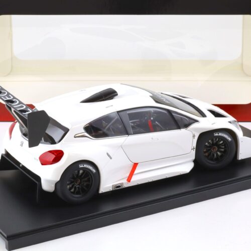 1:18 AUTOart Peugeot 208 T16 Pikes Peak Race Car 2013 Plain Color Version white - Image 3