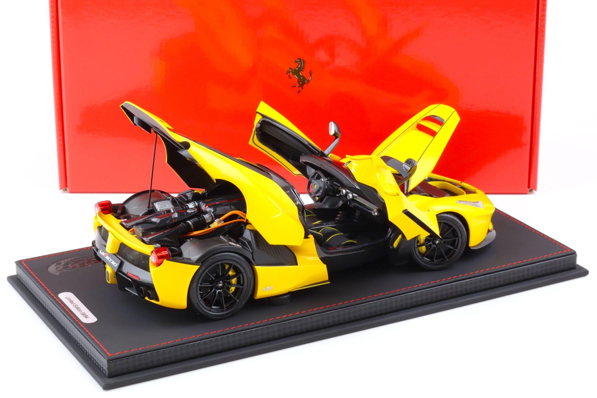 1:18 BBR Ferrari LaFerrari Aperta Giallo Tristrato/ special wheels Diecast - Limited 84 pcs.