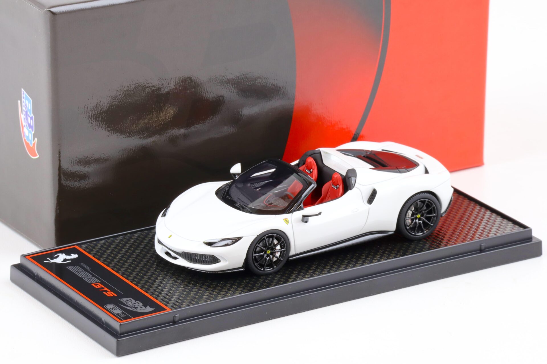 ID 83544 orig.jpg 1:43 BBR Ferrari 296 GTS Spider Bianco Cervino white - Limited 50 pcs.