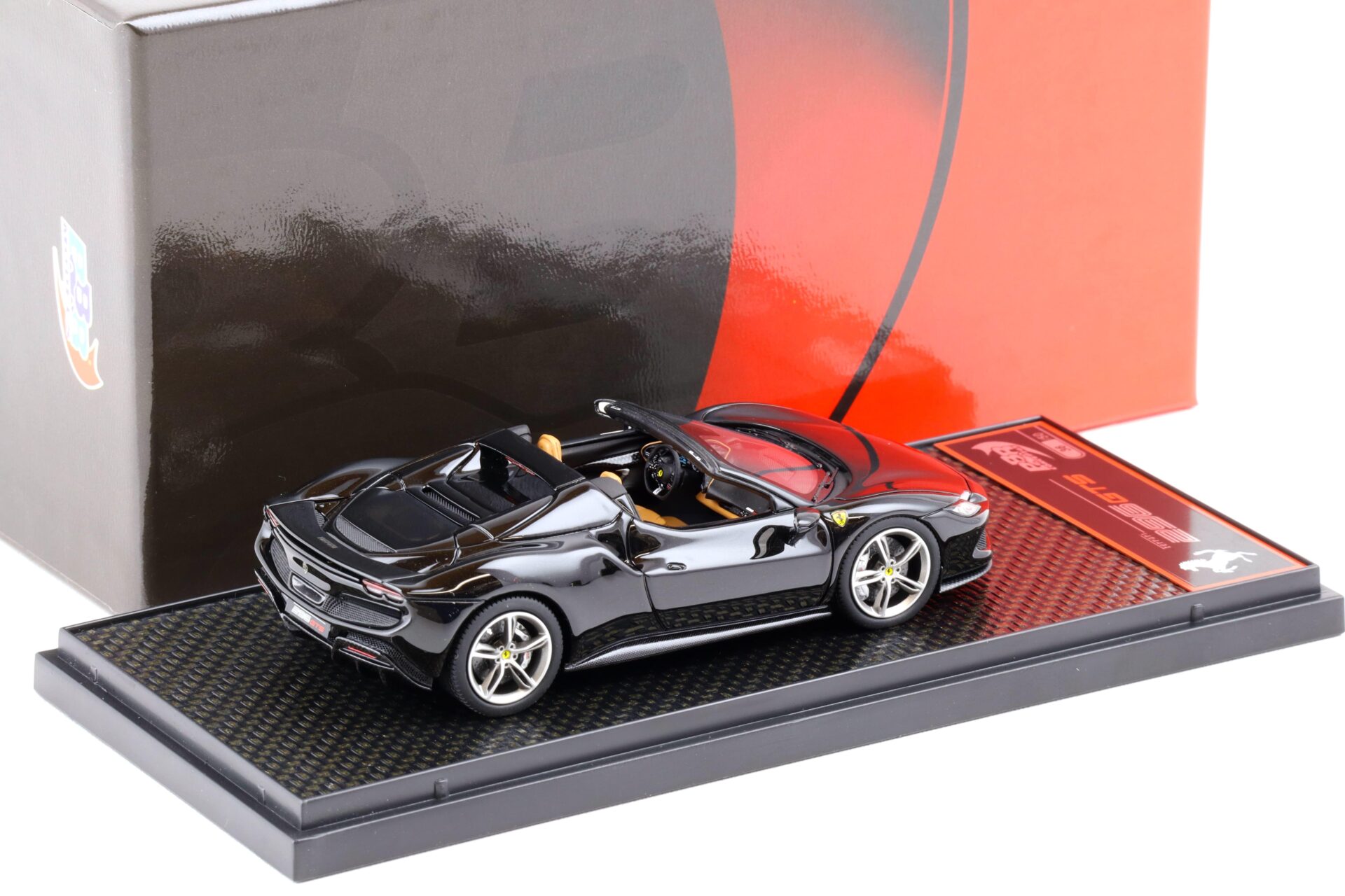1:43 BBR Ferrari 296 GTS Spider New Daytona black - Limited 50 pcs.