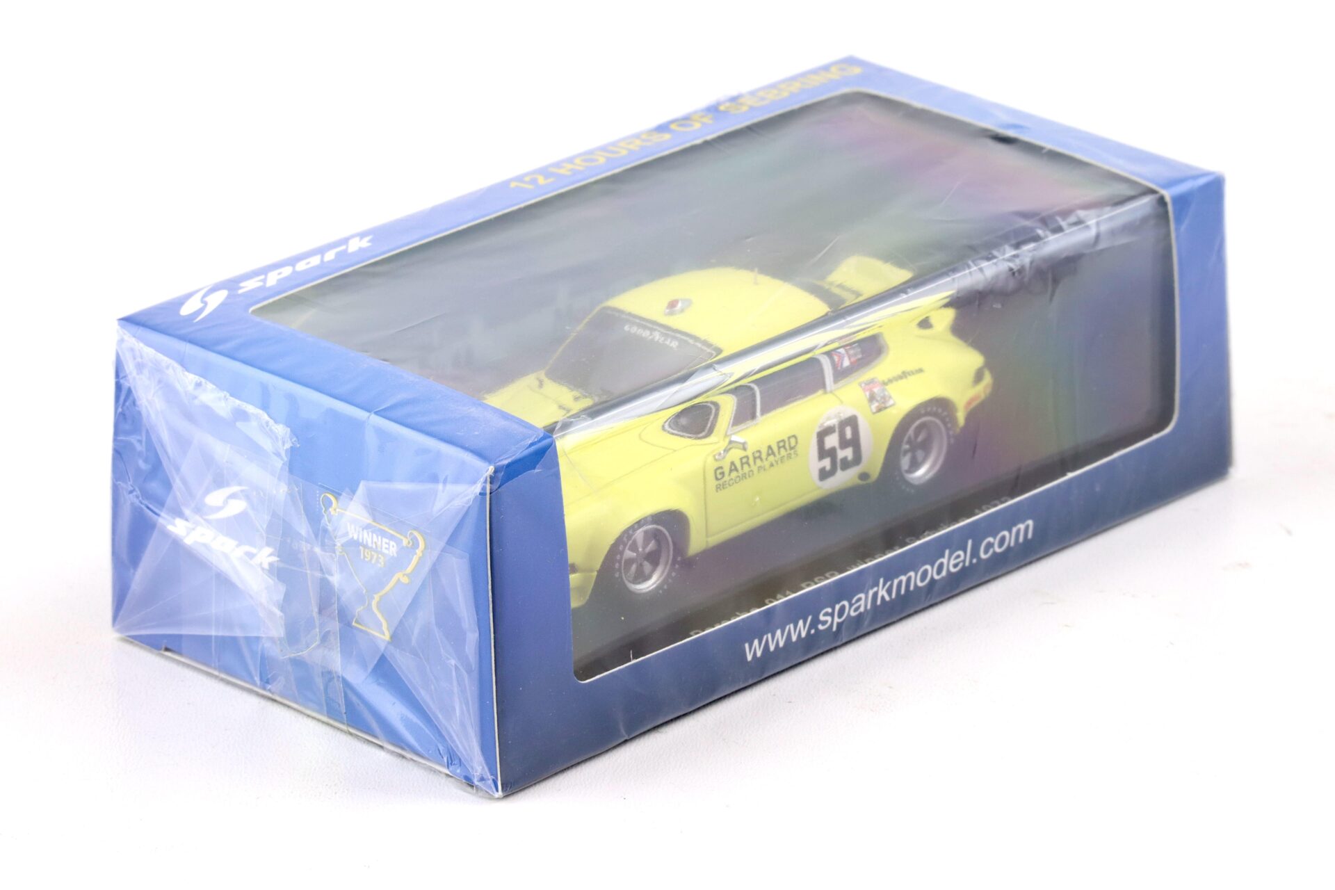 1:43 Spark Porsche 911 RSR Winner Sebring 1973 Gregg/ Haywood/ Helmick #59
