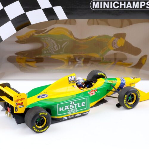 1:18 Minichamps Benetton Ford B193 R.Patrese 3rd Place British GP 1993 - Limited 150 pcs.