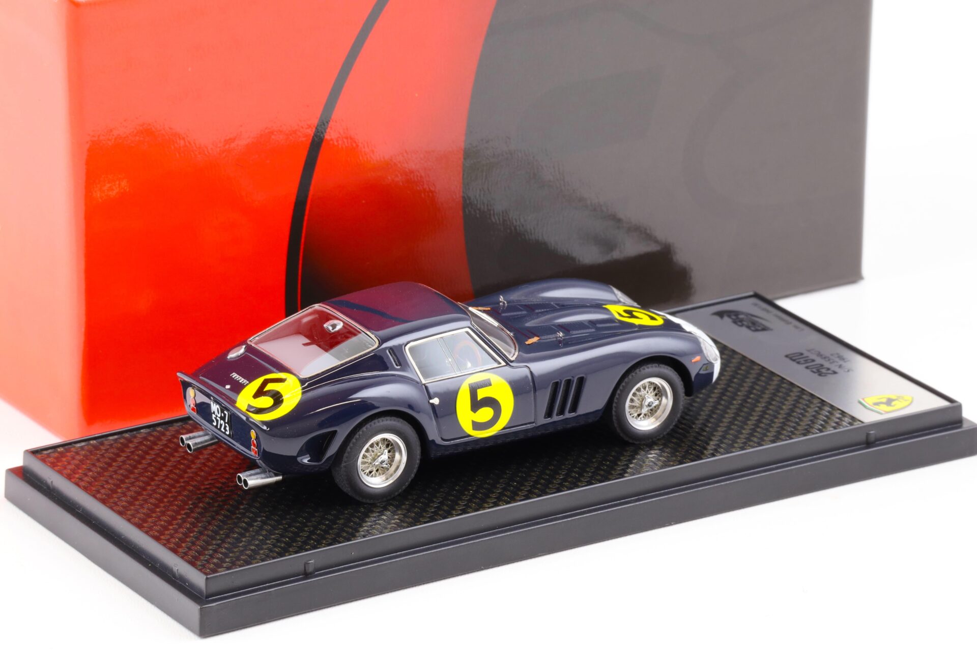 1:43 BBR Ferrari 250 GTO 1962 S/N 3589GT Tourist Trophy #5 - Limited 130 pcs.