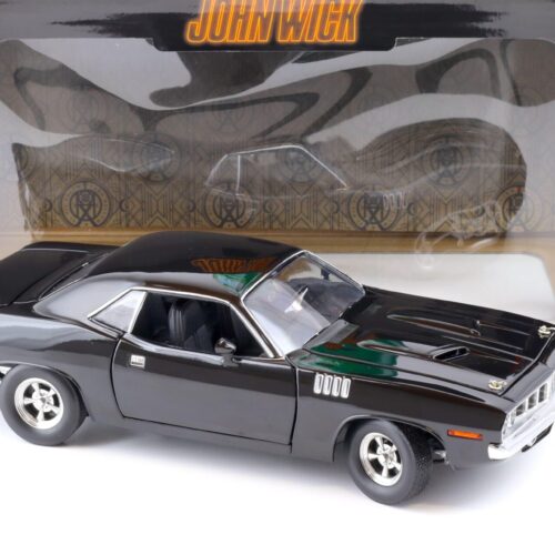 1:18 Highway61 Plymouth Cuda Coupe black JOHN WICK Chapter 4