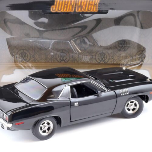 1:18 Highway61 Plymouth Cuda Coupe black JOHN WICK Chapter 4