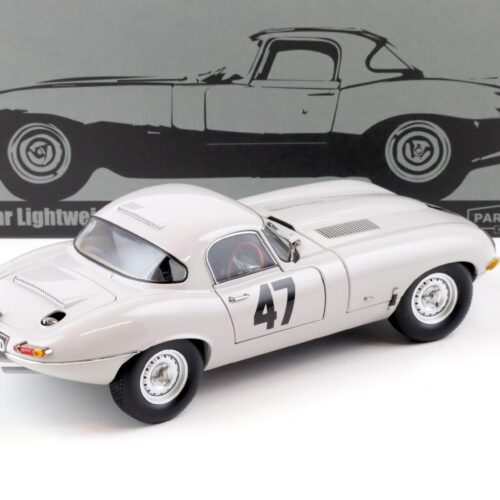 1:18 Paragon Jaguar E-Type Lightweight No.1 Coombs 4 WPD grey 1963