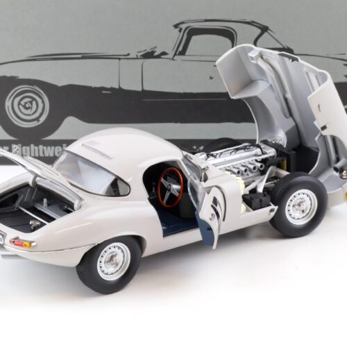 1:18 Paragon Jaguar E-Type Lightweight No.1 Coombs 4 WPD grey 1963