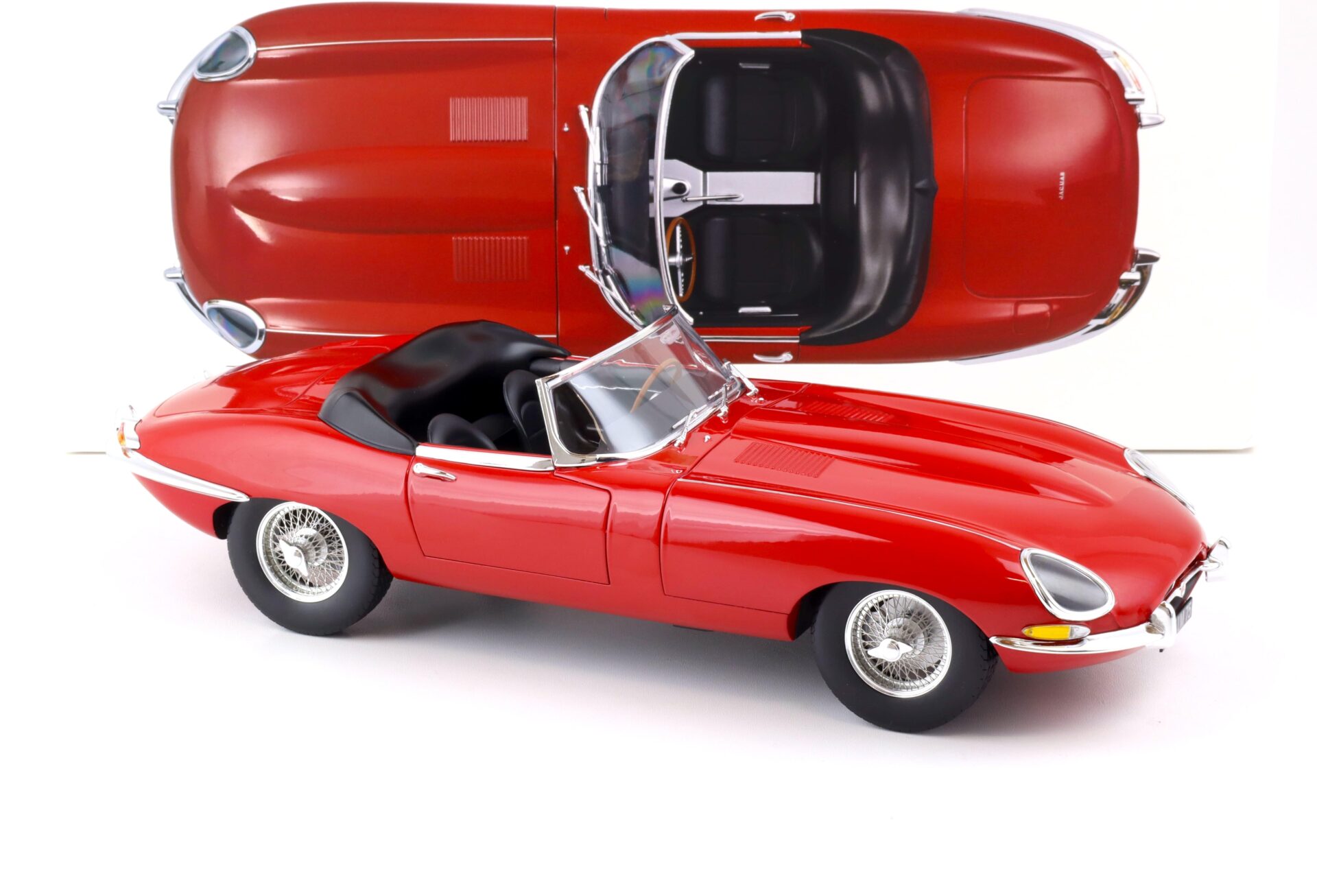 1:12 Norev Jaguar E-Type Roadster 1962 red 122720