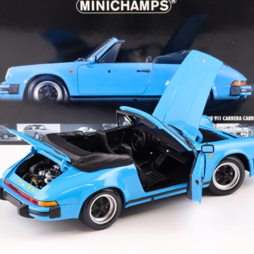 1:18 Minichamps Porsche 911 Carrera Cabriolet 1983 blue