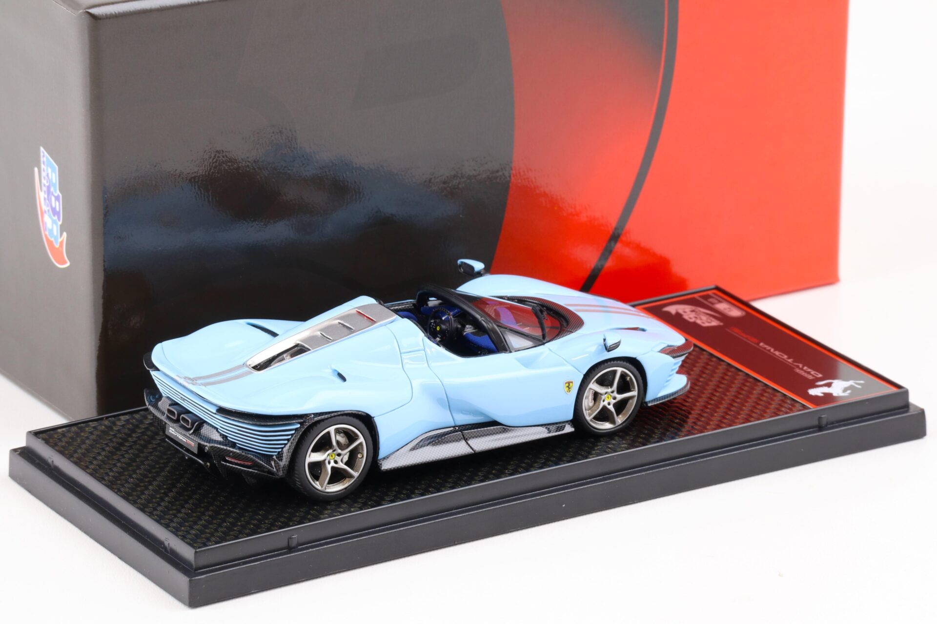 1:43 BBR Ferrari SP3 Daytona Serie Icona Azzurro la Plata blue - Limited 48 pcs.