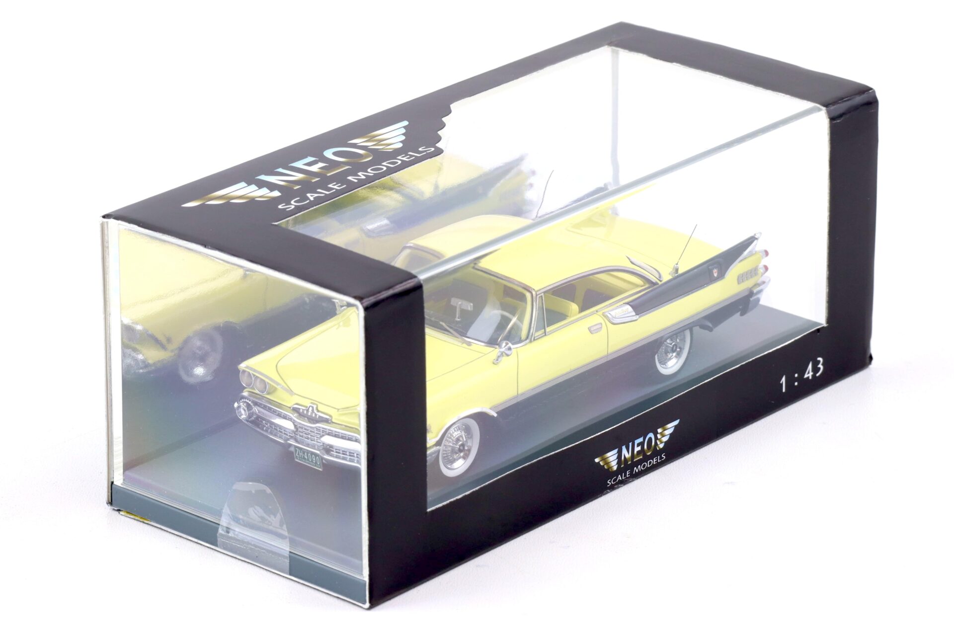 1:43 NEO Dodge Custom Royal Lancer 2-door Hardtop yellow/ black 1959
