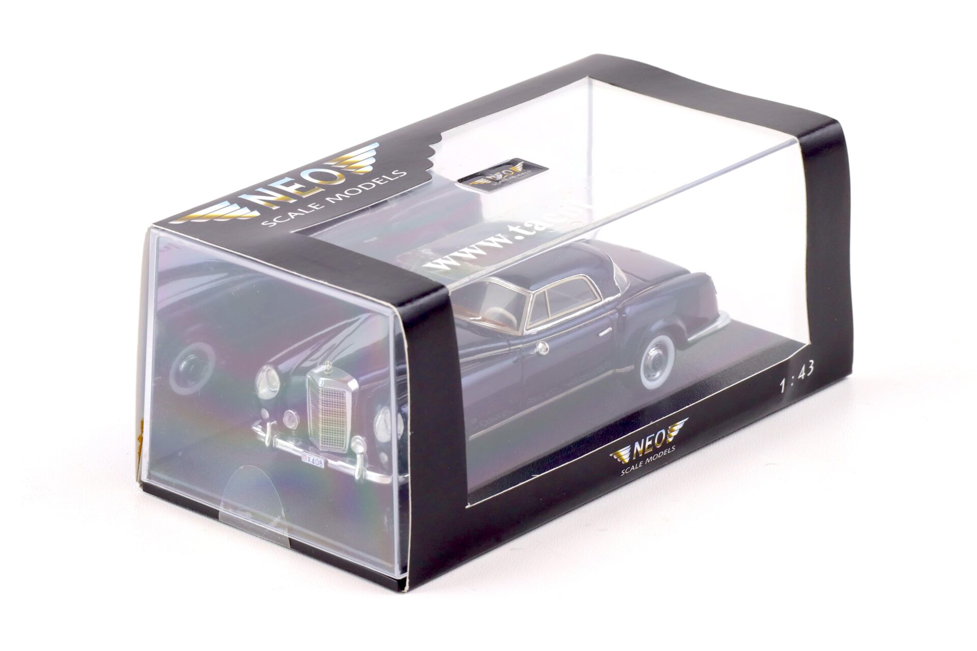 1:43 NEO Mercedes 300SC Pininfarina dark blue 1956