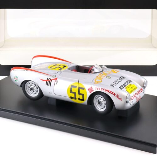 1:18 AUTOart Porsche 550 Spyder Panamericana 1954 silver #55
