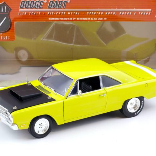 1:18 Highway61 Dodge Dart Superstock Coupe 1968 light green-yellow