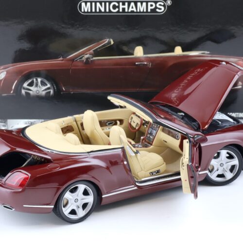 1:18 Minichamps Bentley Continental GTC Convertible 2006 red metallic