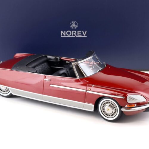 1:18 Norev Citroen DS 21 Palm Beach 1968 Ruby red - Limited 300 pcs.