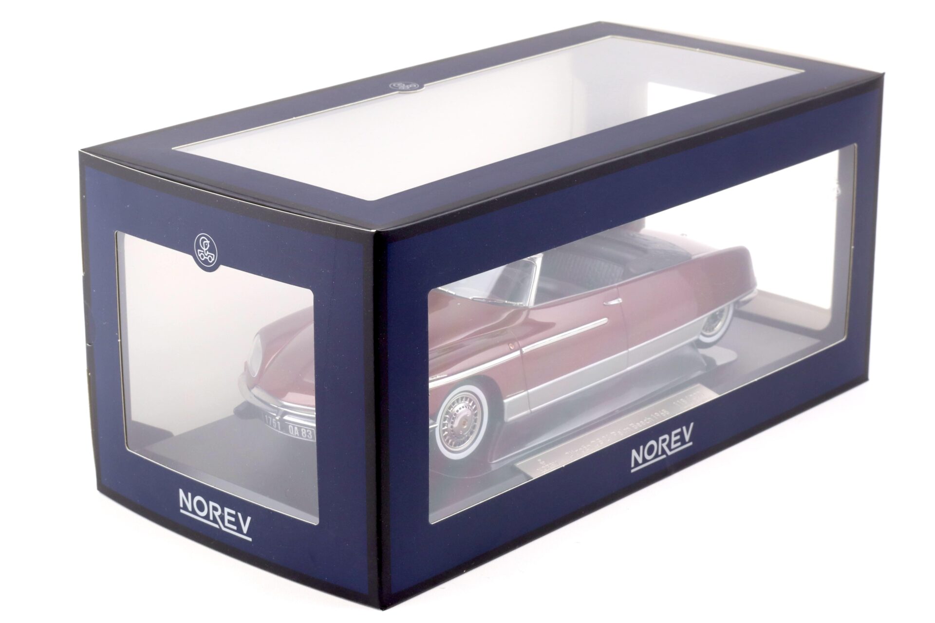 1:18 Norev Citroen DS 21 Palm Beach 1968 Ruby red - Limited 300 pcs.