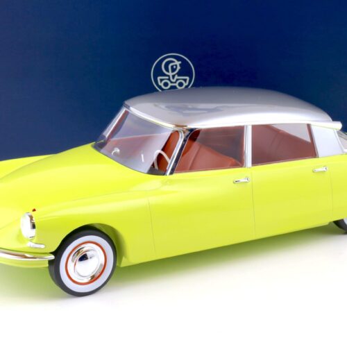 1:12 Norev Citroen DS 19 - 1958 Jaune Jonquille & Gris Triennale metallise 121561