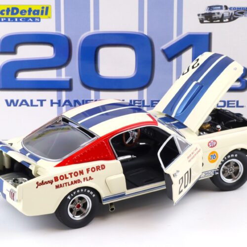 1:18 Exact Detail Shelby GT 350 Walt Hane R-Model #201B white WCC112