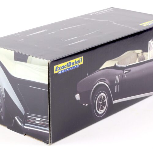1:18 Exact Detail Pontiac Firebird 400 Convertible with Top black WCC409