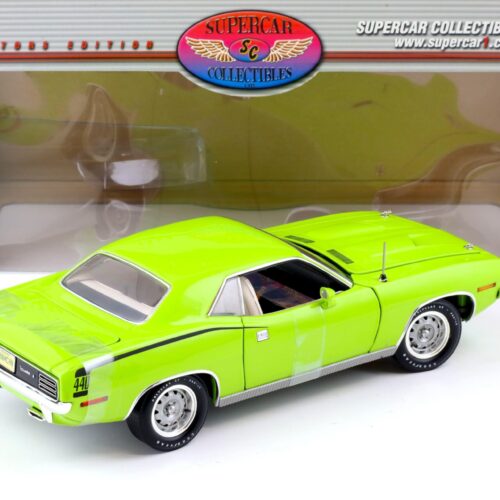 1:18 Highway61 Supercar 1970 Plymouth Cuda Barracuda 440 Coupe green 50228