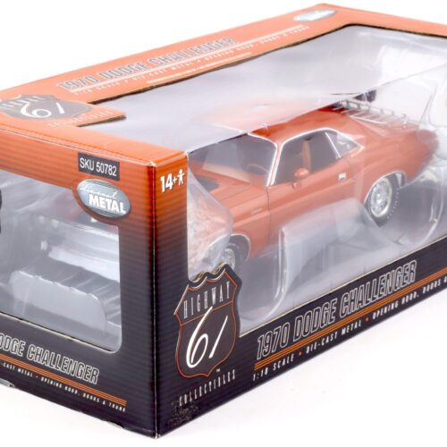 1:18 Highway61 Dodge Challenger Coupe 1970 orange metallic 50782