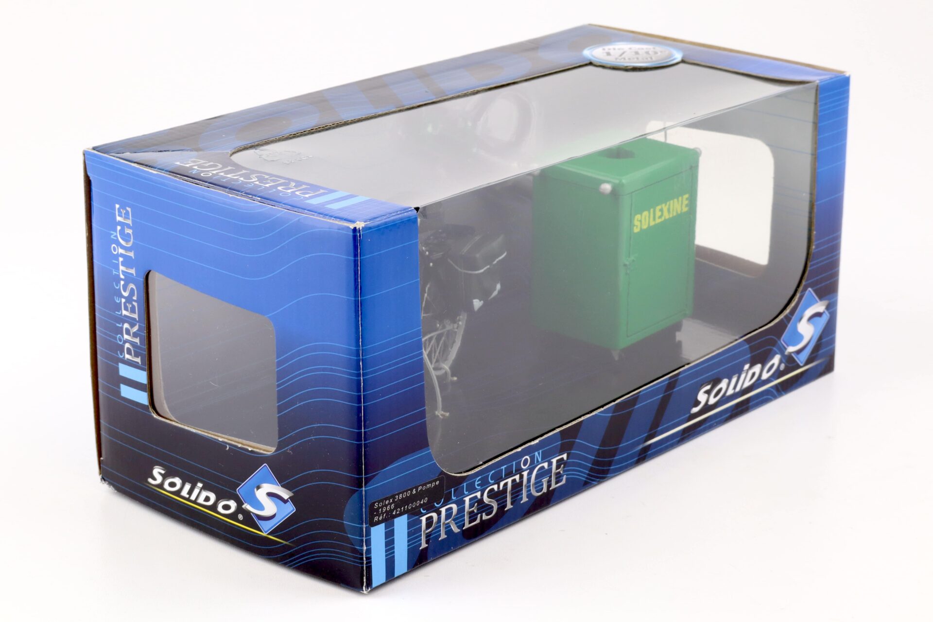 1:10 Solido Solex 3800 black + Pompe Zapfsäule green 1966