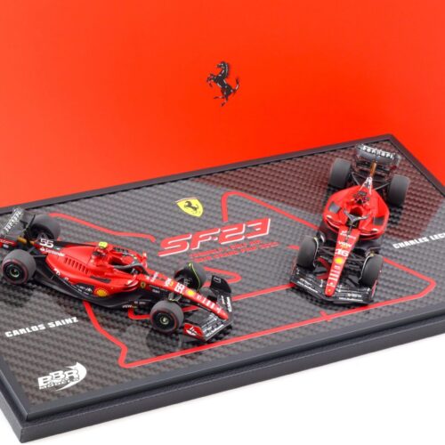 1:43 BBR Ferrari SF23 GP Bahrain 2023 Leclerc/ Sainz Set of two cars - Limited 23 pcs.