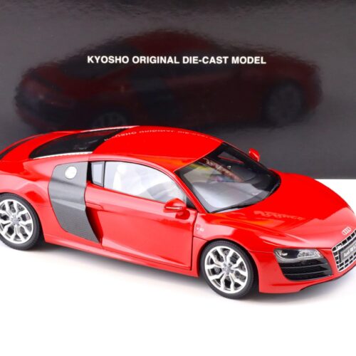 1:18 Kyosho Audi R8 5.2 FSI V10 Quattro Coupe brilliant red 09216R
