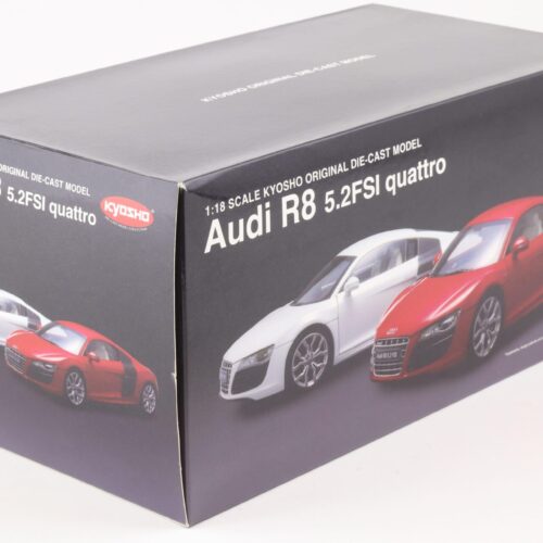 1:18 Kyosho Audi R8 5.2 FSI V10 Quattro Coupe brilliant red 09216R