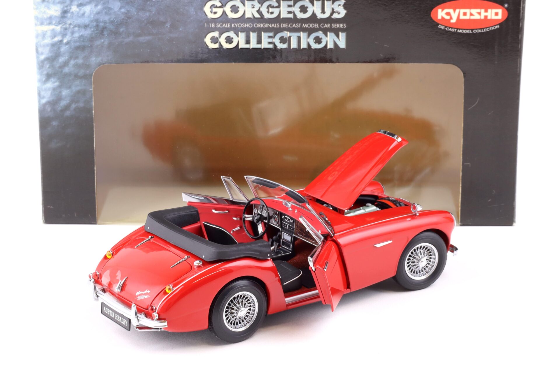 1:18 Kyosho Austin Healey 3000 MKIII Roadster with Top red 08143R