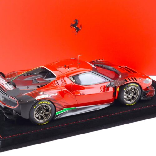 1:18 BBR Ferrari 296 GT3 Rosso Corsa red 2022 - Limited 449 pcs.