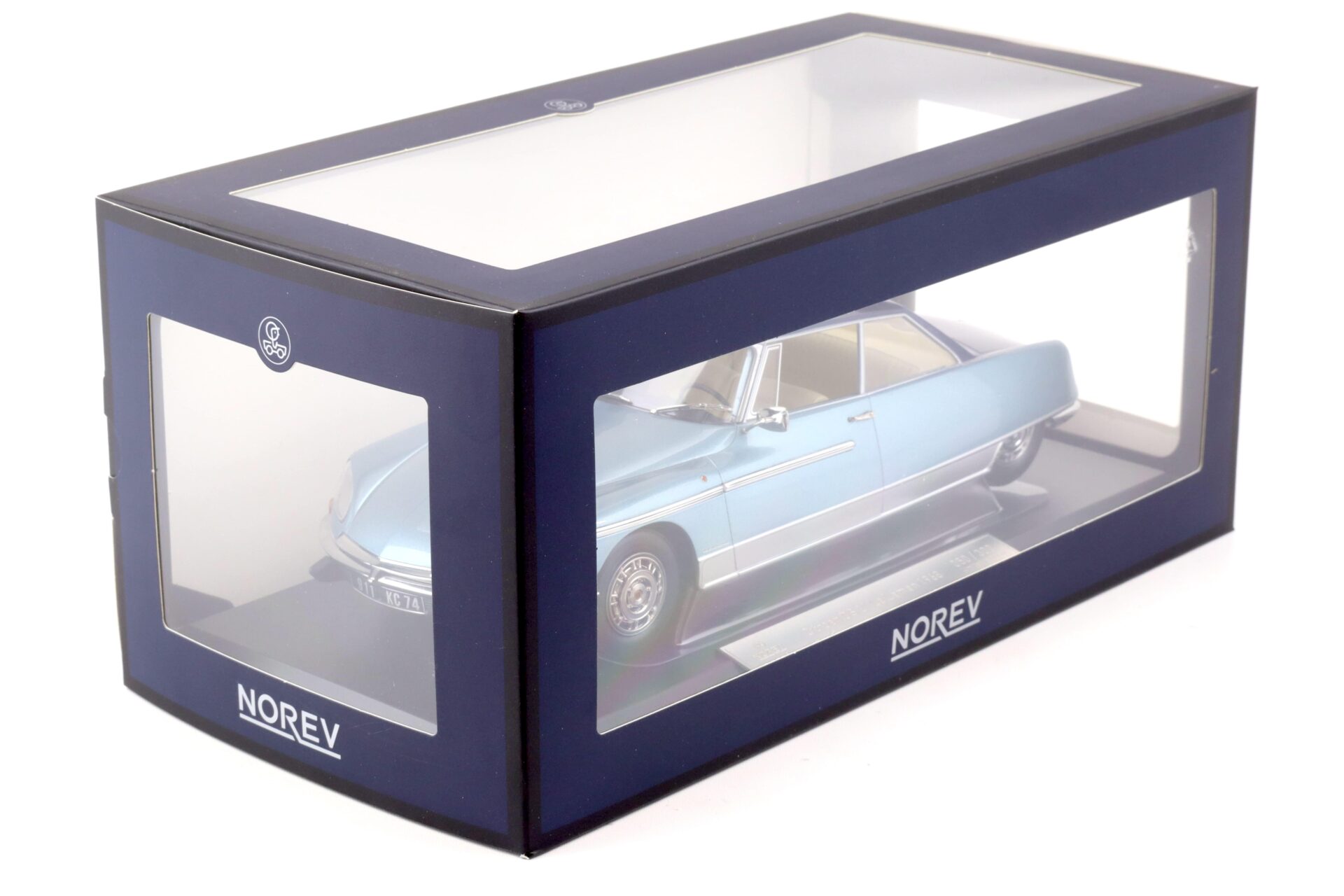 1:18 Norev Citroen DS 21 Le Leman 1968 light & dark blue - Limited 300 pcs.