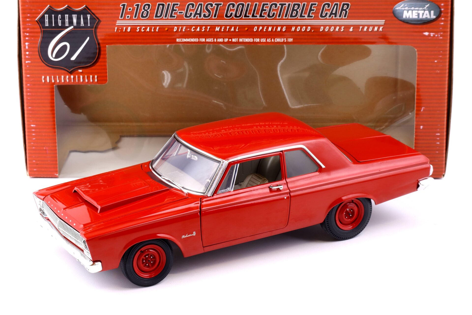 1:18 Highway61 Plymouth Belvedere II R01 - 1965 red 50595