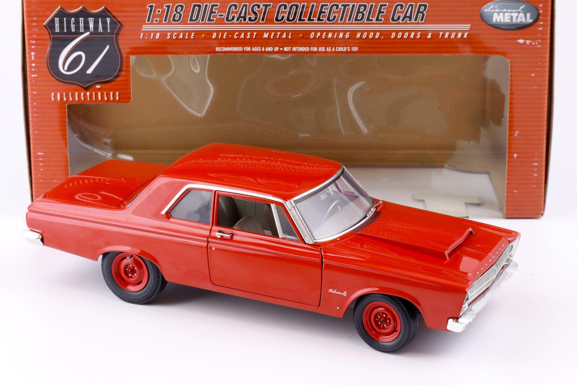 1:18 Highway61 Plymouth Belvedere II R01 - 1965 red 50595