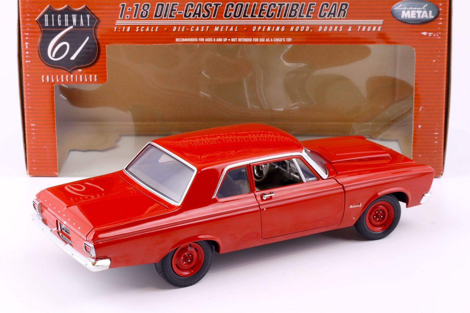 1:18 Highway61 Plymouth Belvedere II R01 - 1965 red 50595