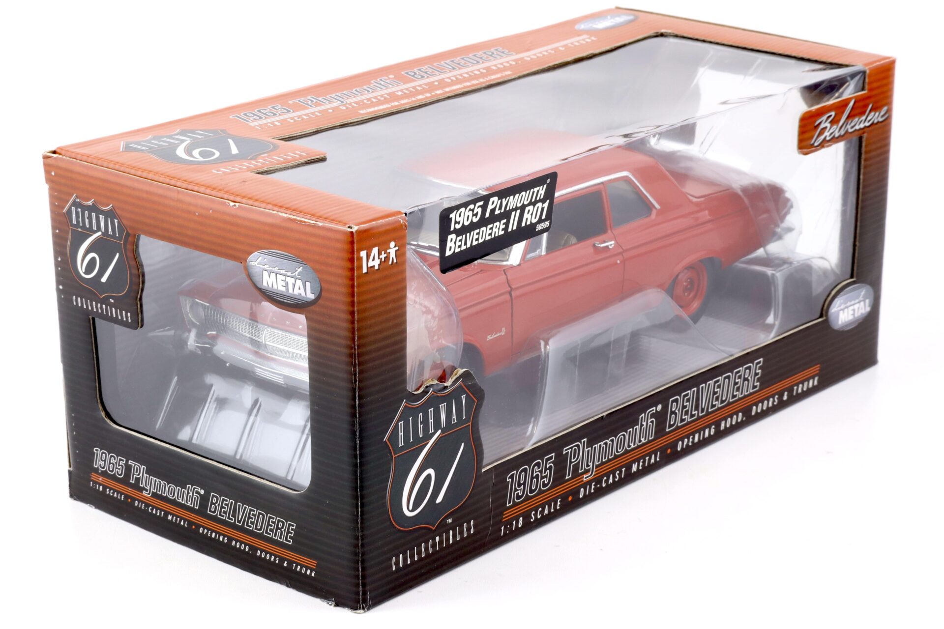 1:18 Highway61 Plymouth Belvedere II R01 - 1965 red 50595