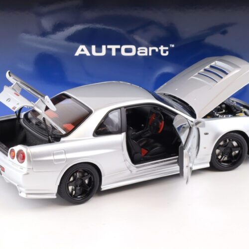 1:18 AUTOart Nissan Skyline GT-R (R34) Z-Tune 2005 Z-Tune silver 77461