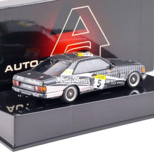 1:43 AUTOart Mercedes 500SEC (W126) AMG SPA 1989 #5 König Pilsner 68931